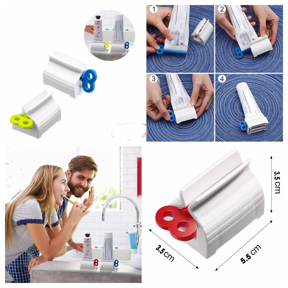 paste and cream squirting out tool