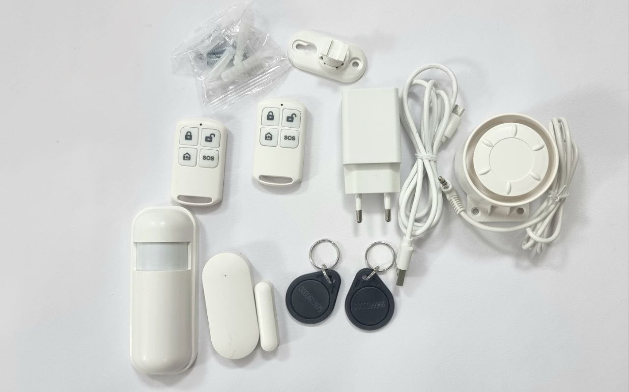 WiFi+ GSM dual network security alarm system