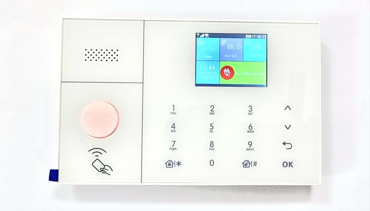 WiFi+ GSM dual network security alarm system