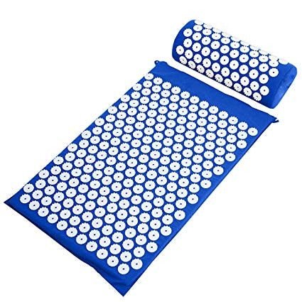 Acupressure Mat Pillow Set Back/Neck Pain Relief Muscle Relaxation