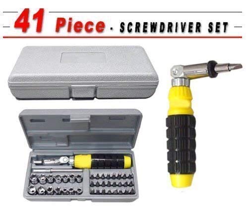 41 in 1 Screwdriver and Socket Set Automobile Tool Box