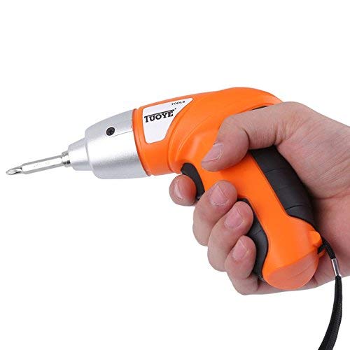 Cordless Rechargeable Handy Drill Screwdriver with Bits Holder Electric Drill 24 pcs Set (Multicolor)