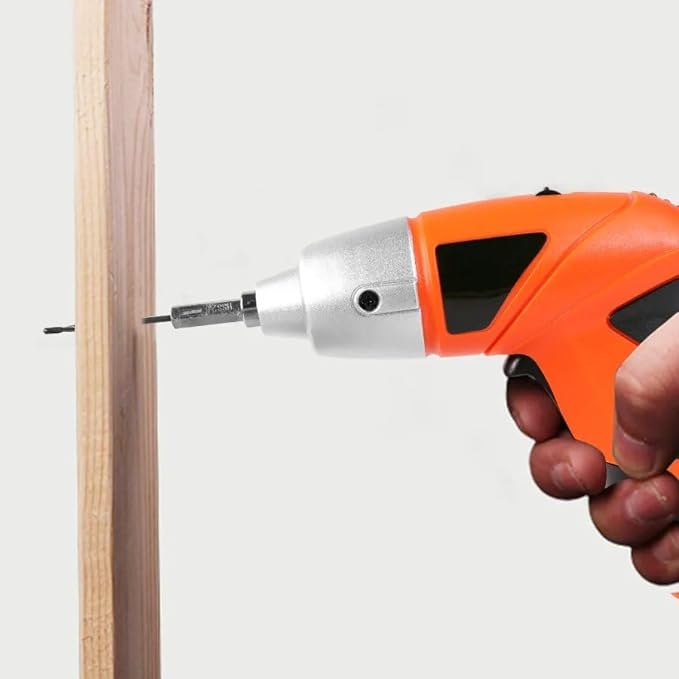 Cordless Rechargeable Handy Drill Screwdriver with Bits Holder Electric Drill 24 pcs Set (Multicolor)