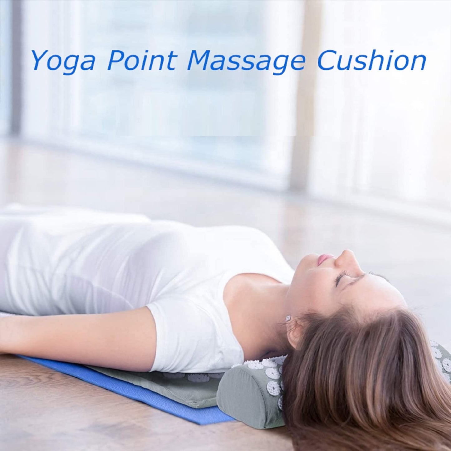 Acupressure Mat Pillow Set Back/Neck Pain Relief Muscle Relaxation