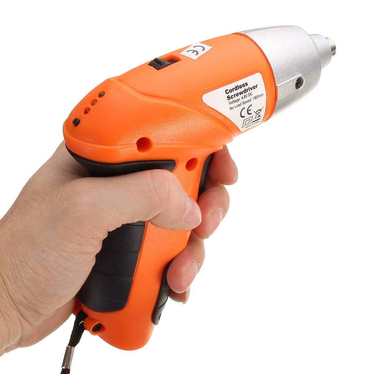 Cordless Rechargeable Handy Drill Screwdriver with Bits Holder Electric Drill 24 pcs Set (Multicolor)