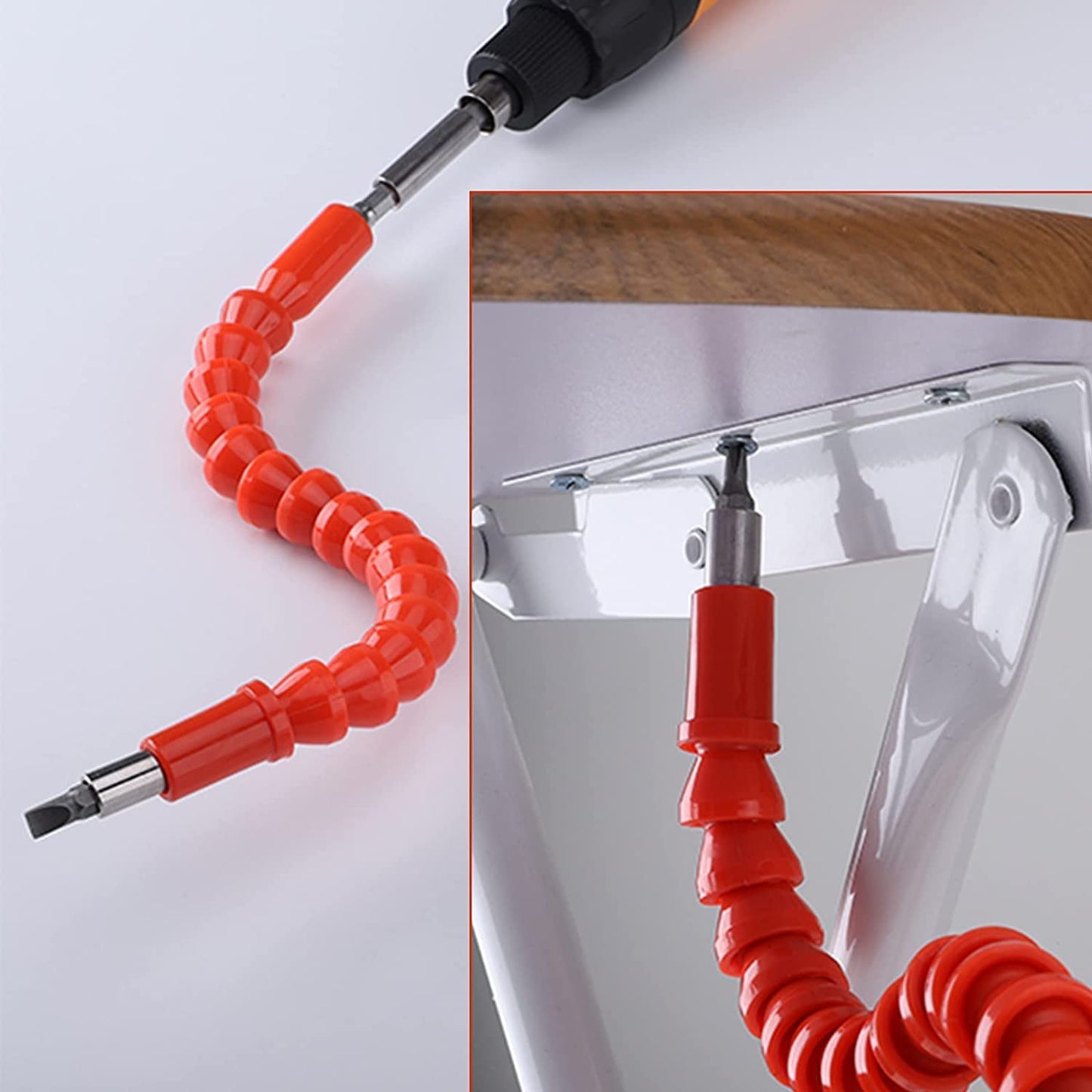 Flexible Drill Snake Bit Extension Power Drill Head Angle Driver Bend Screwdriver Tools