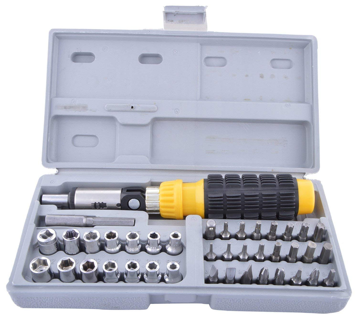 41 in 1 Screwdriver and Socket Set Automobile Tool Box