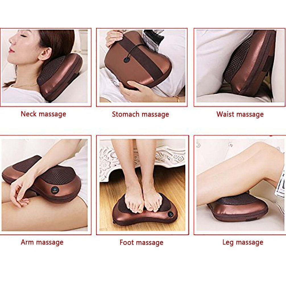 Car&Home 8 Ball Neck, Shoulder and Body Massage Pillow