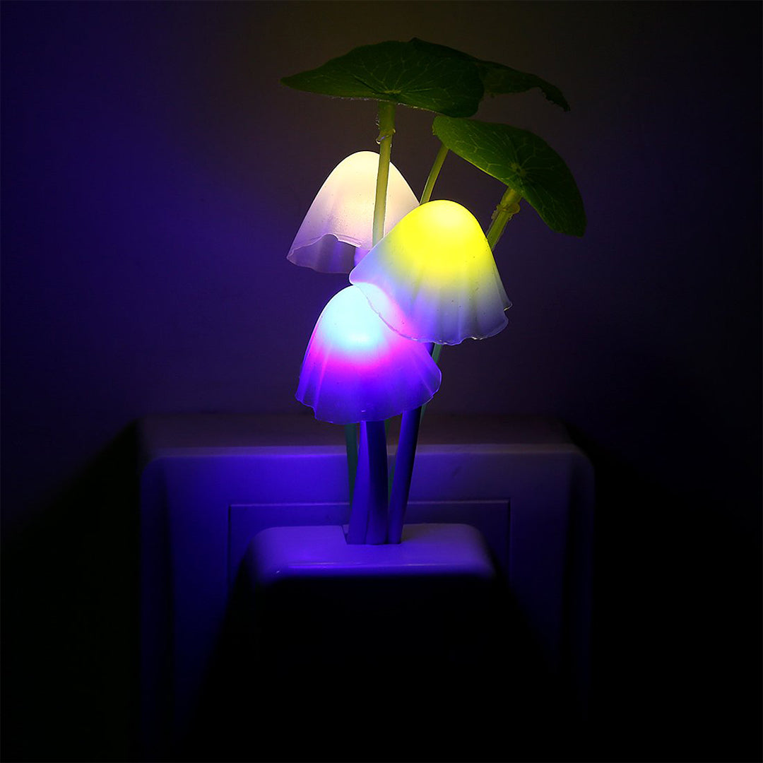Automatic Sensor based seven clours LED power saving Night Lamp