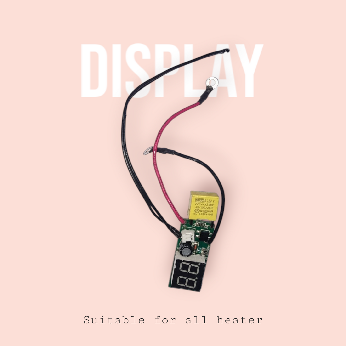 Display circuit of water heater tap