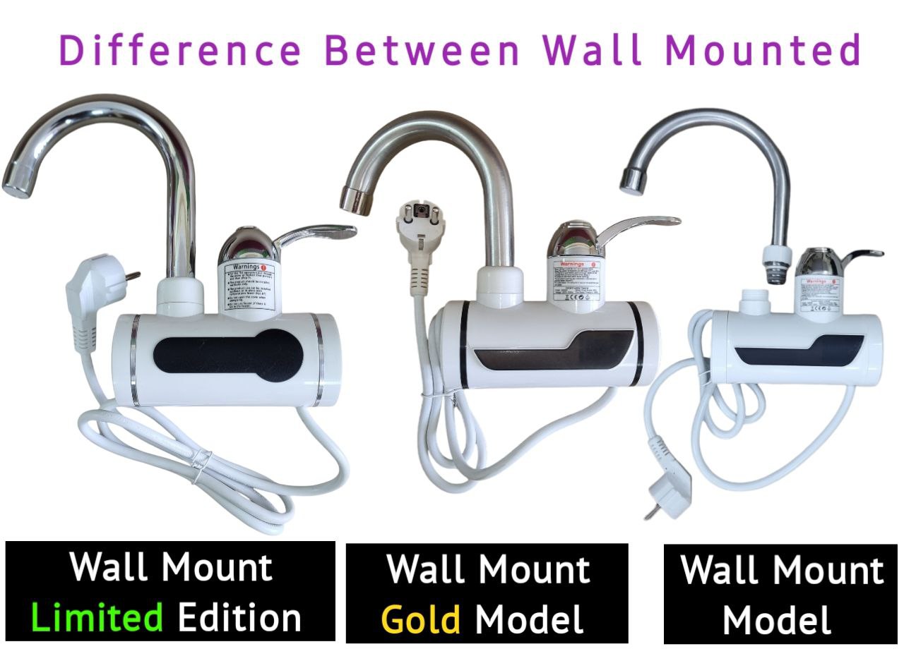 Instant Water Heater Tap Wall Mounted