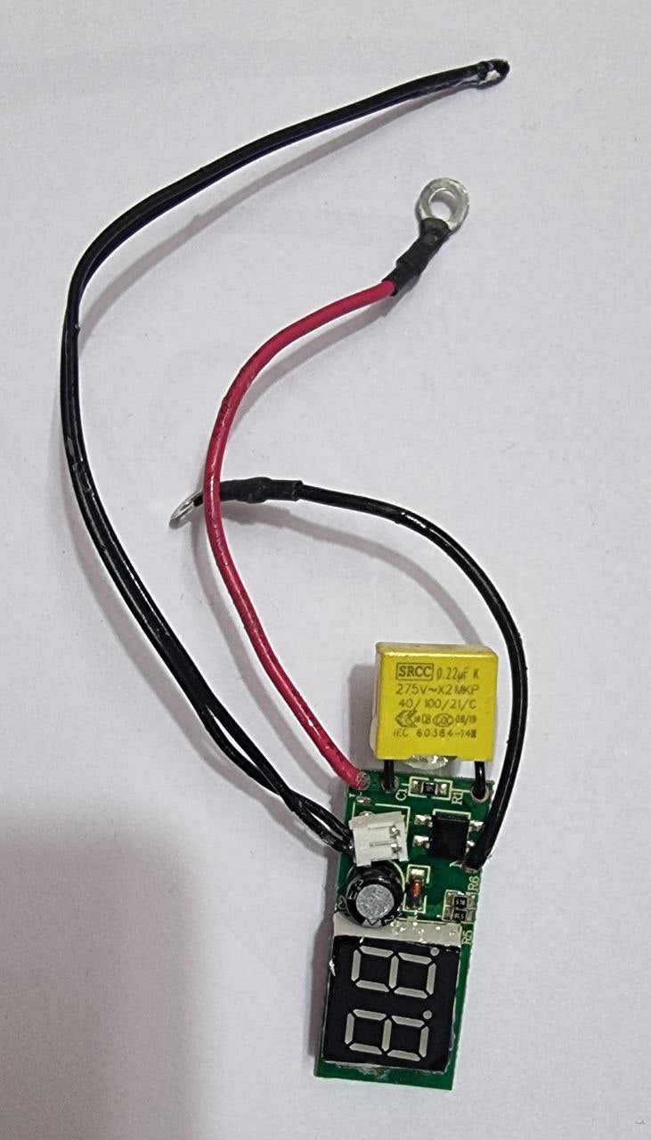 Display circuit of water heater tap