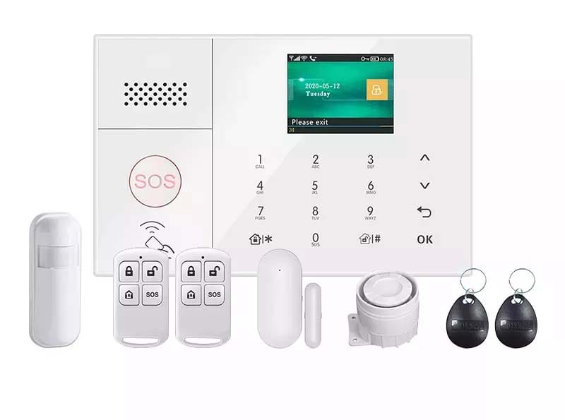 WiFi+ GSM dual network security alarm system