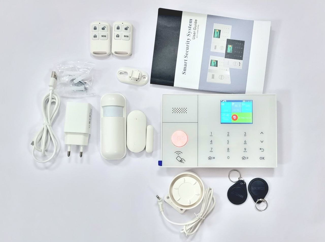 WiFi+ GSM dual network security alarm system