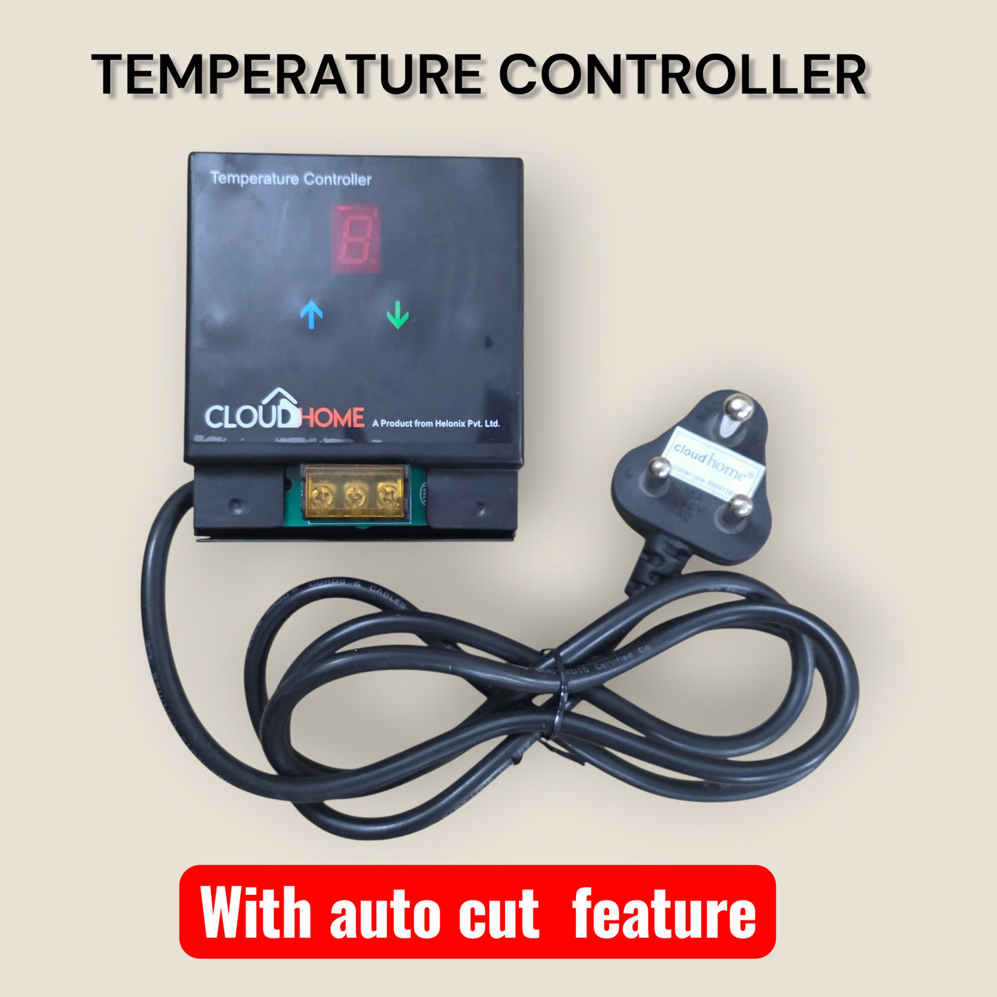 Temperature Controller with auto cut function