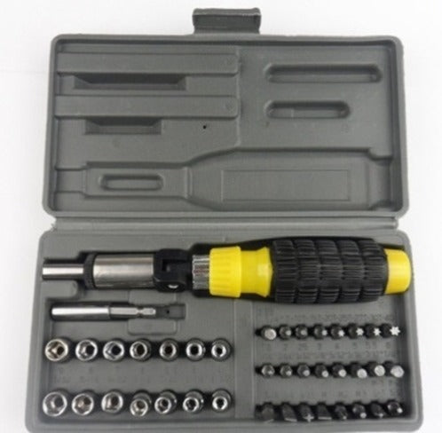 41 in 1 Screwdriver and Socket Set Automobile Tool Box