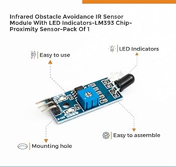 IR Sensor Module 2 pcs pair – Helonix Pvt Ltd