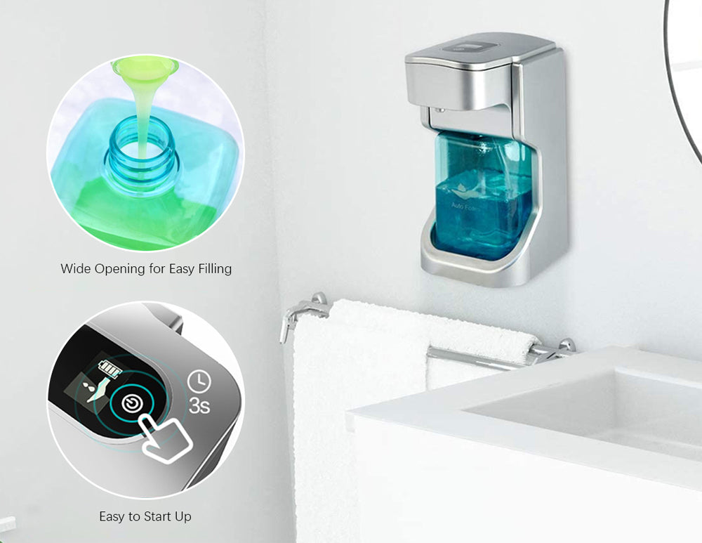 Touchless Automatic Foaming Soap Dispenser - Dual Power